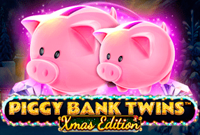 Piggy Bank Twins Xmas Mobile